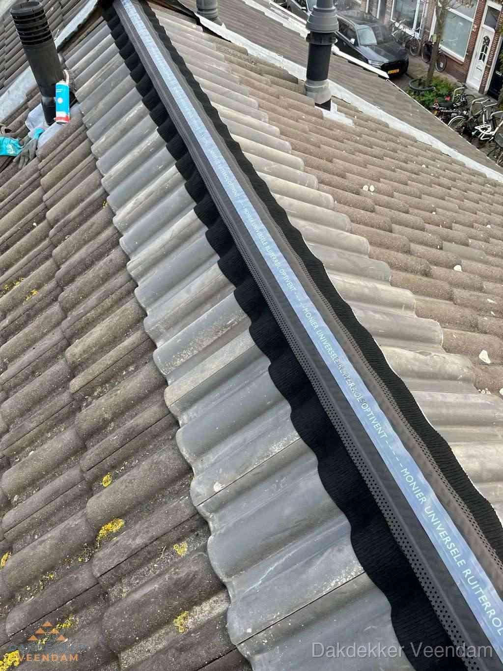 Dakrenovatie plat dak met bitumen dakbedekking in Veendam